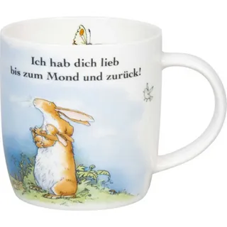 Könitz Becher Ich hab dich lieb bis zum Mond 0,4 l Blau 2