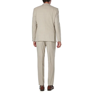 BOSS Black Herren Anzug beige meliert Slim Fit, beige, Herbst/Winter 2025/2026