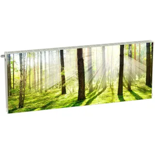 Magnet Heizkörperverkleidung Heizkörperabdeckung Grün Natur 160x60 cm Heizung Abdeckung Verkleidung Magnetische Abdeckmatte Kühlschrank aus Einem Flexiblen Magneten Digitaler Aufdruck