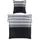J D 8468 silber/schwarz 155 x 220 cm 80 x 80 cm
