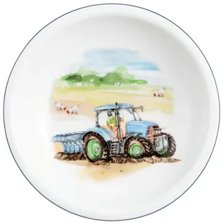SELTMANN WEIDEN Suppenteller Mein Traktor 20 cm Mehrfarbig