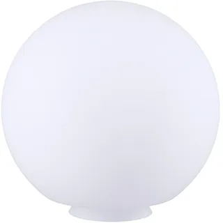Kugelglas Weiß matt Lampenglas rund Opalglas Ø200mm Ersatzglas Leuchtenglas E27 Kugelform