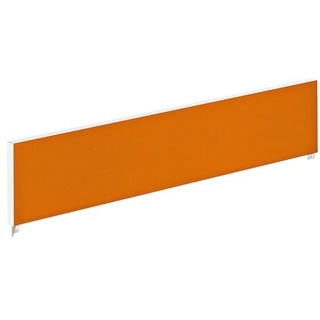 Tischtrennwand für easyDesk Doppelschreibtische 140 cm orange, Paperflow, 140x33x4 cm