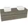Waschbeckenunterschrank C05200RK 160 x 55 cm Stone Oak