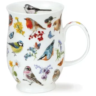 DUNOON Suffolk 0,31 Liter Fine Bone China Becher Vogelgarten Billfinch