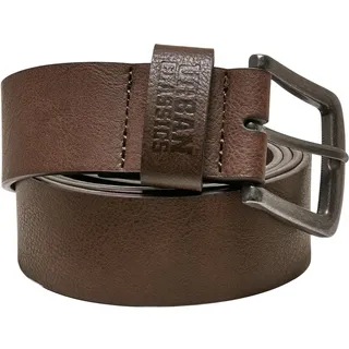 URBAN CLASSICS Gürtel Kunstleder Braun 120