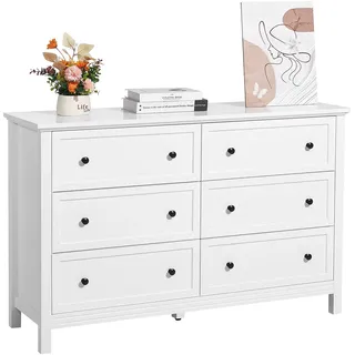Vevor Sideboard 6 Schubladen Weiß