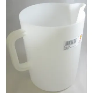 5 Liter Messbecher aus stabilem Kunststoff mit Literskala