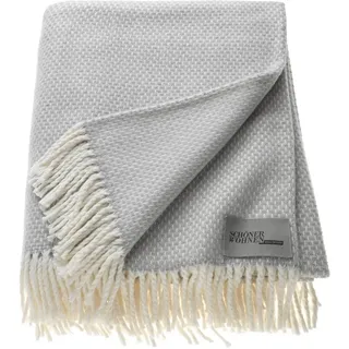 Schöner Wohnen SCHÖNER WOHNEN-Kollektion Kuscheldecke Zen 140 x 200 cm Mischgewebe Grau Hellgrau