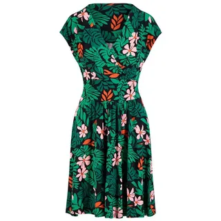 Blutsgeschwister Midikleid La Vie est belle en été schwarz XS