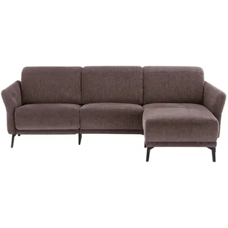 Ecksofa  New York , lila/violett , Maße (cm): B: 251 H: 85 T: 179.0