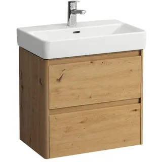 Laufen Waschtischunterbau BASE 2.0 2 Schubladen 57,2 x 36,1 x 51,5 cm Wildeiche