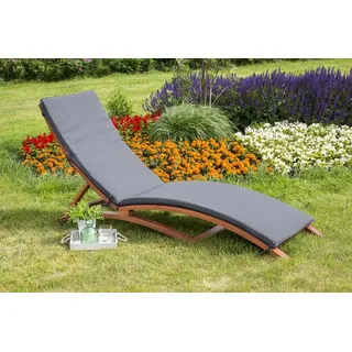 MX Gartenliege Cuba Liege Relaxliege Holzliege Sonnenliege Poolliege Strandliege