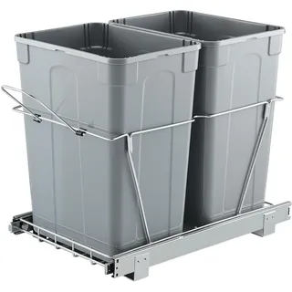 Vevor Mülleimer 66,5 l Grau