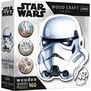 Trefl 20188 Woodcraft Star Wars Konturenpuzzle aus Holz, Mehrfarbig
