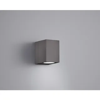 Trio Außenwandleuchte Aluminium 10,0 cm inkl. Bewegungsmelder anthrazit