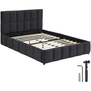 Tectake Shirley 120 x 200 cm Schwarz