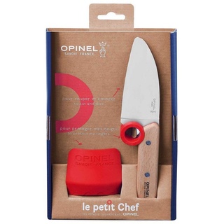 Opinel Messer-Set Le petit Chef Küchenmesser-Set, 2-teilig braun|rot
