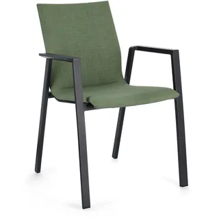 BIZZOTTO ODEON Gartenstuhl 56 x 60 x 83 cm olivgrün 1 St.