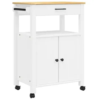 vidaXL Küchenwagen MONZA 60x40x90 cm Massivholz Kiefer