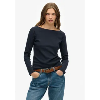 Superdry Bardot Off Shoulder Top Blau L