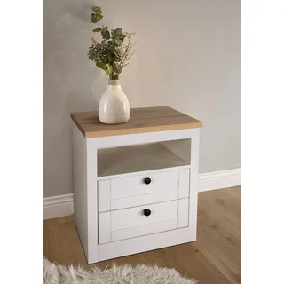 OTTO home Nachtschrank Büsum 50 x 39 x 60 cm Weiß