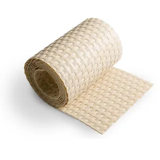 zaun|zu® Sichtschutzstreifen 2,55 m Beige Rattan