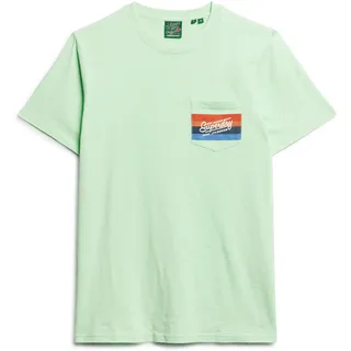 Superdry Herren Gestreiftes Cali T-Shirt mit Logo - XXL