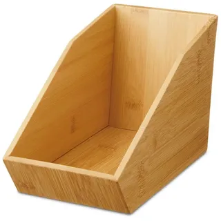 Betty Bossi Organizer mit Deckel, Bambus, 23 x 12 cm, 2 Stück (2 St), in Holzoptik, matt