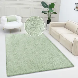 OTTO home Desner Hochflorteppich 200 x 200 cm Grün