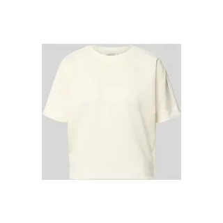 T-Shirt aus Modal-Mix mit Rundhalsausschnitt Modell 'Gosa', Offwhite, 44