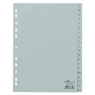 Durable Register A4 A-Z Grau 20 St.