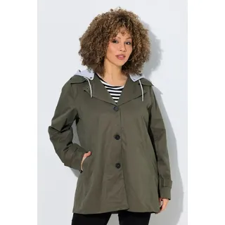 Ulla Popken Trenchcoat lodengrün | 46-48