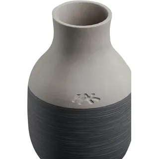 Kähler Vase 12,5 cm, anthrazitfarbig