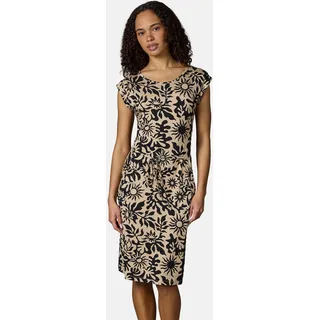 Ragwear Sommerkleid Midikleid Taggien Print Braun/Khaki 42