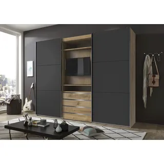 WIMEX Schwebetürenschrank »Magic by fresh to go«, tolles EXTRA: mit drehbarem TV-Element, mittig mit Schubladen