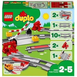 LEGO® DUPLO Eisenbahn Schienen 10882