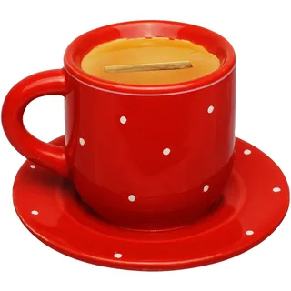 alles-meine.de GmbH Spardose - Kaffeetasse/Teetasse - stabile Sparbüchse - aus Porzellan/Keramik - mit Verschluss - Sparschwein - für Kinder & Erwachsene/lustig witzig - Ki..