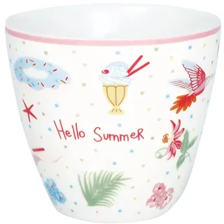 GreenGate Latte Cup Lula White