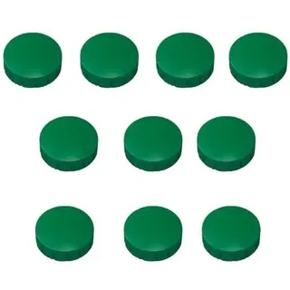 30x Magnete, Grau Ø 24mm, Haftmagnete für Whiteboard, Kühlschrankmagnet, Magnettafel, Magnetwand, Magnet Rund (Grün | 30 Stück, 24)