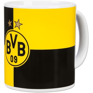 Borussia Dortmund BVB Tasse (schwarz/gelb, one size)