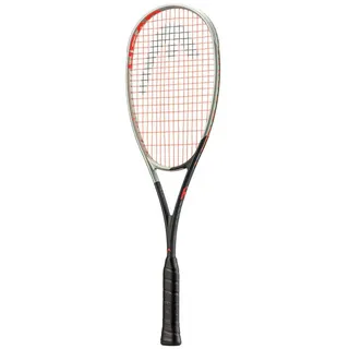 Head Squashschläger Radical 135 X #22 (135g/kopflastig) schwarz/silber - besaitet -