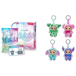 Toi-Toys MAKIKI Surprise Schlüsselanhänger Überraschungs-Blindbox, Sammelfigur