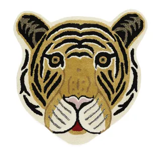 Me Tiger Teppich - Senfgelb  Ø 100