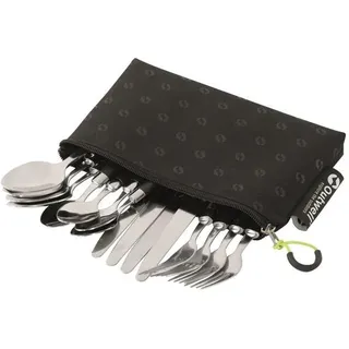 Outwell Besteckset inkl. Tasche, 16-tlg., schwarz