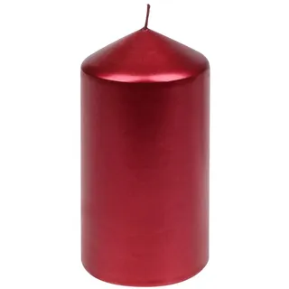 Stumpenkerzen Edelglanz Stumpenkerze 150 x 77 mm rot 4 St.