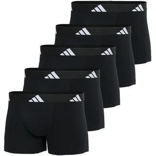 adidas Active Flex Cotton Boxershorts Schwarz / Weiß XL 5er Pack