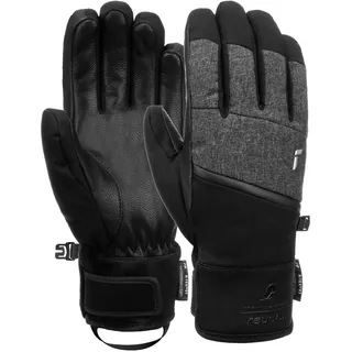Skihandschuhe REUSCH "Febe R-TEX XT" Gr. 6, schwarz (schwarz, grau) Damen Handschuhe Sporthandschuhe mit Anziehhilfe