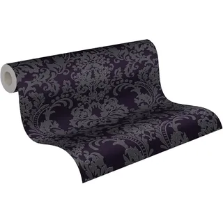 A.S. Création Vliestapete Black & White 0,53 x 10,05 m 361663 Schwarz/Silber