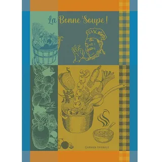 Garnier Thiebaut 46332 Geschirrtuch La Bonne Soupe Curcuma 56x77 cm Baumwolle